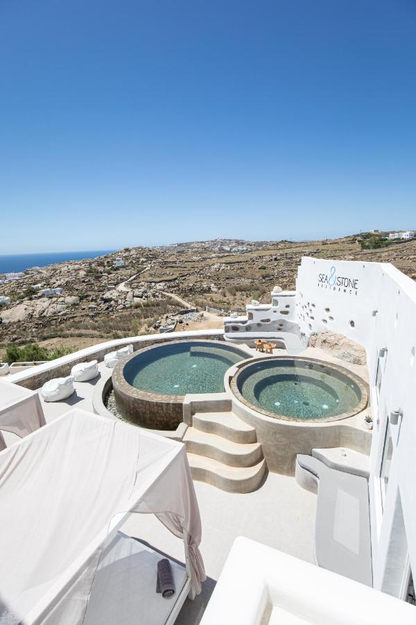 Sea & Stone Residence Mykonos プラティス・ヤロス エクステリア 写真